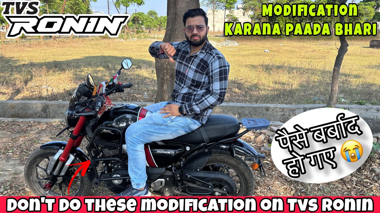 TVS Ronin 225 don&rsquo;t do these 3 modifications 😱 | Review for Ronin Modification | Raman Sagar Vlogs