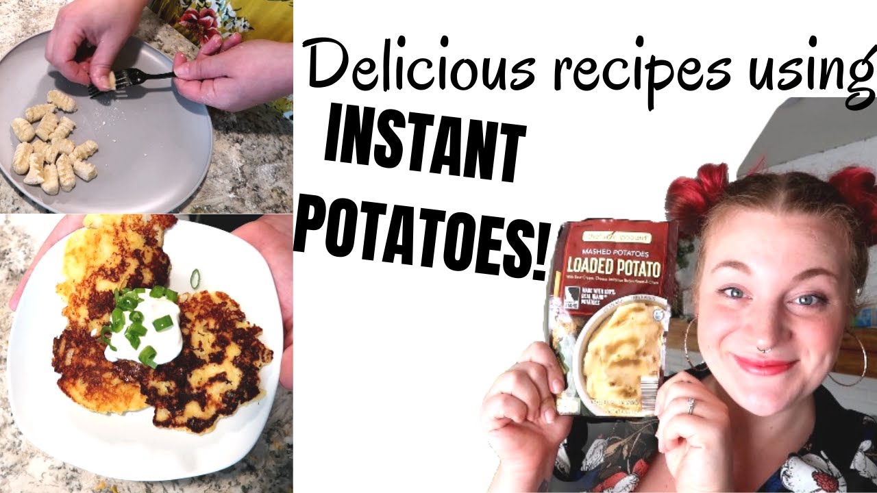 INSTANT POTATO RECIPES! DELICIOUS, CHEAP & EASY WAYS TO USE POWDERED OR POTATO FLAKES!