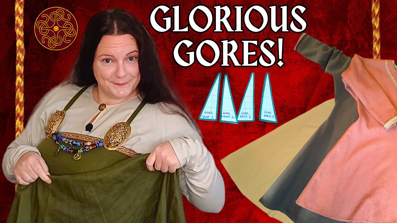 Secrets of Viking Age TWIRL TECH! A Step by Step Guide to Sewing STRONG Side Gores!