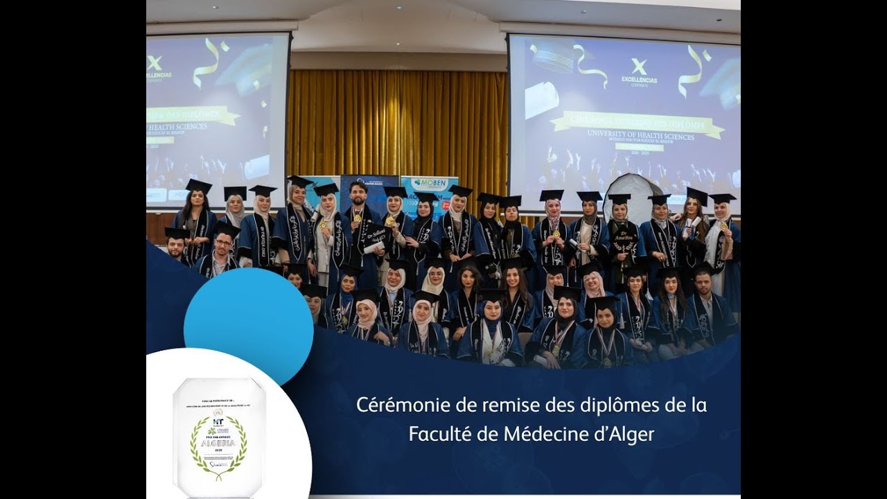 Cérémonie de remise des diplômes de la faculté de médecine d'Alger