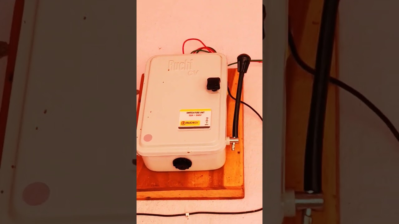32amp main switch install #shorts