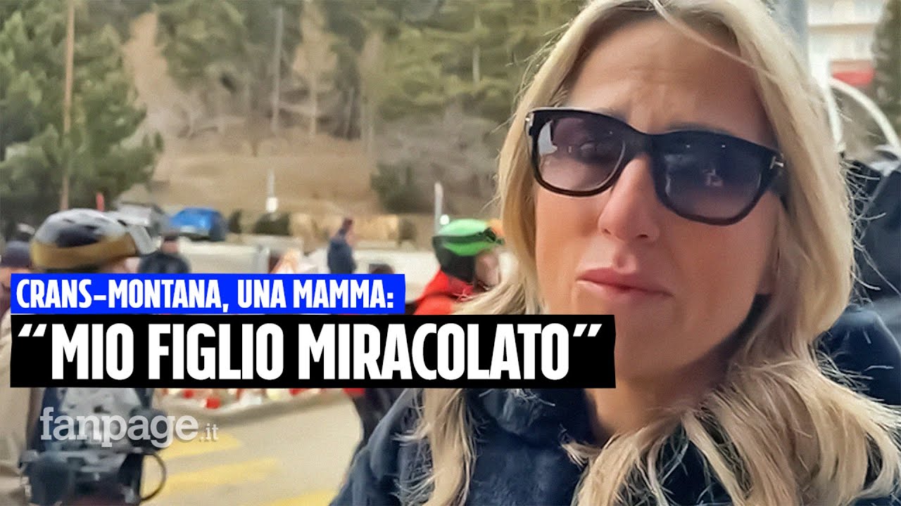 Crans-Montana, una mamma: 