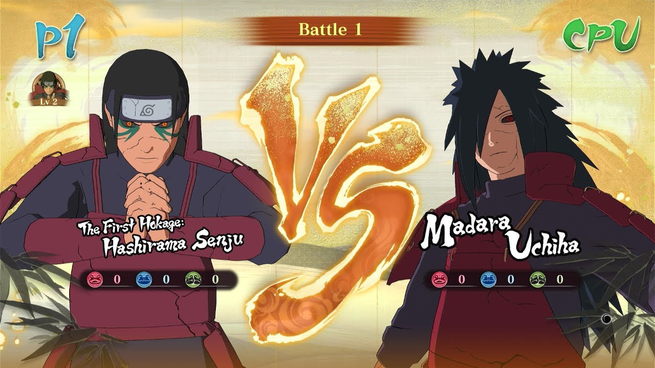 Ninja STORM CONNECTIONS - (1080p 60fps) Hashirama Senju vs Madara