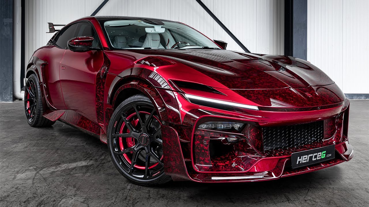 1 of 7 MANSORY Pugnator Ferrari Purosangue - Crazy Carbon Bullet, Downpipe Sound