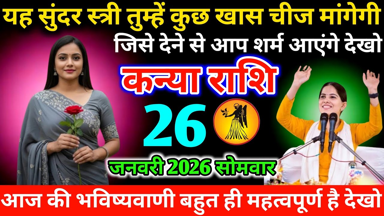 #कन्याराशि यह सुंदर स्त्री तुम्हें कुछ खास चीज मांगेगी जिसे देने से आप शर्म आएंगे देखो 24 जनवरी 2026