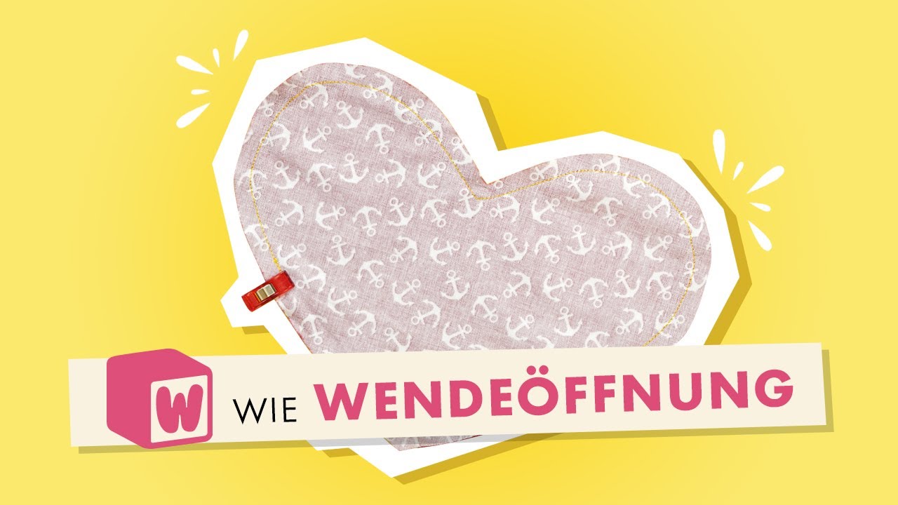 W wie Wendeöffnung im Makerist Nählexikon powered by Prym