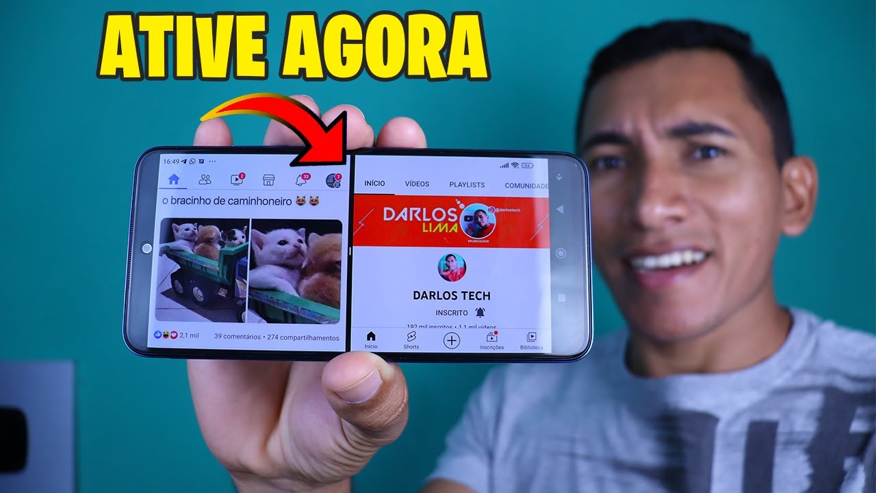 COMO ATIVAR TELA DIVIDIDA DO XIAOMI, Redmi Note 11, Note 10  e outros Xiaomi em 2022