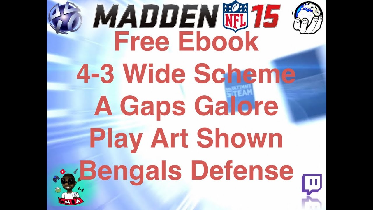 Madden 15 Free Ebook 4-3 Wide Scheme | Instant A Gap Pressure | Free Tips