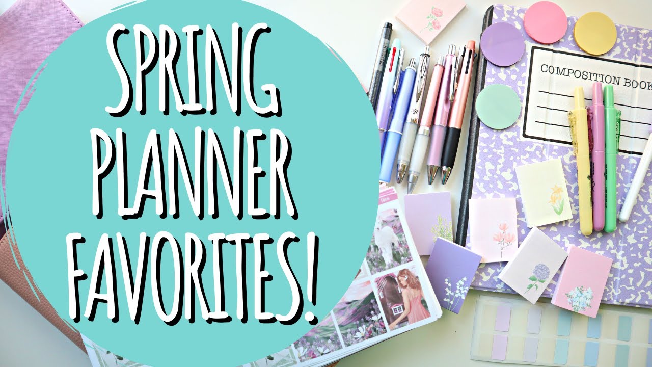 The Ultimate List of Spring Planning Supplies!!