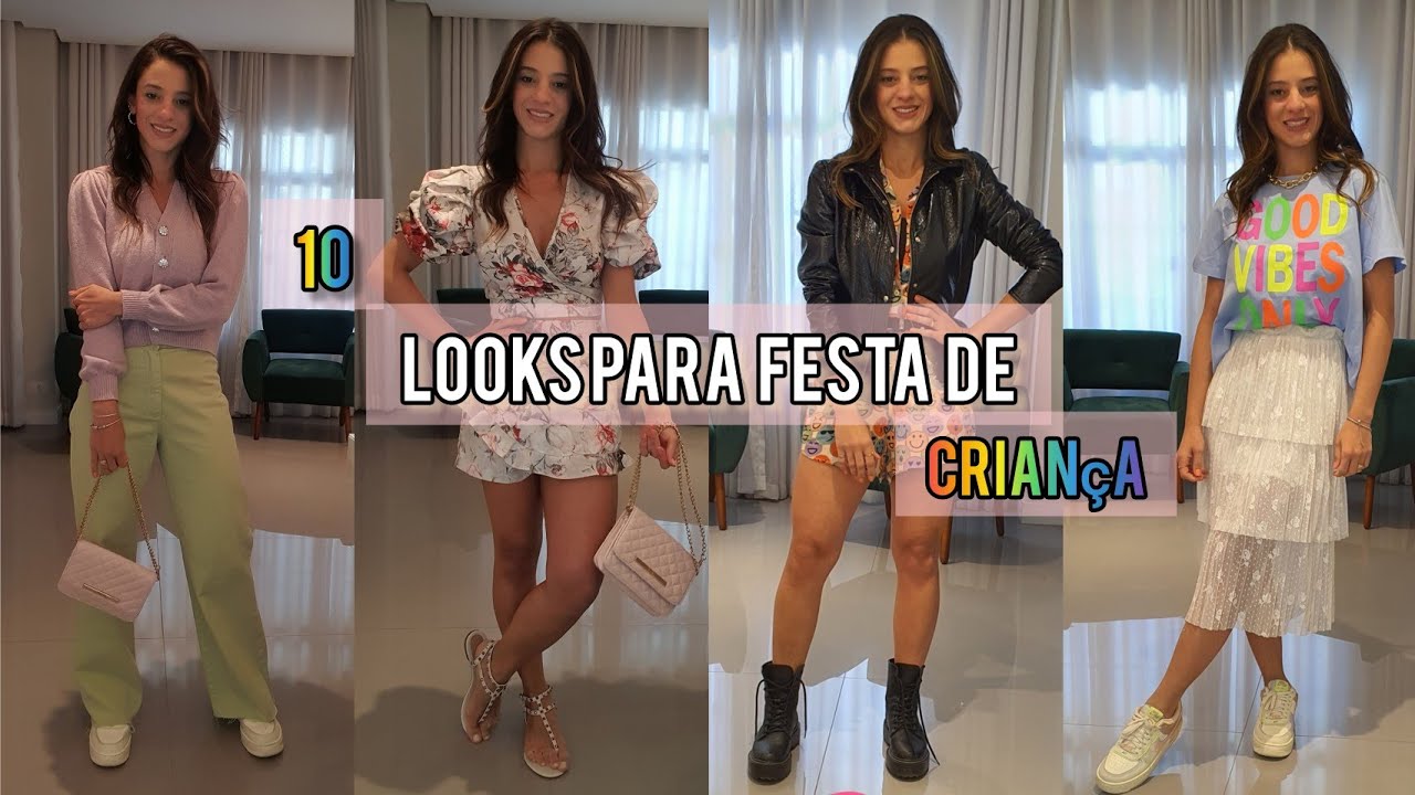 Como se vestir para uma festa Infantil / Ideias de looks para festa de criança