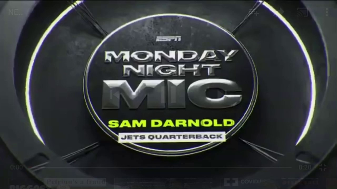 Sam Darnold “seeing ghosts”