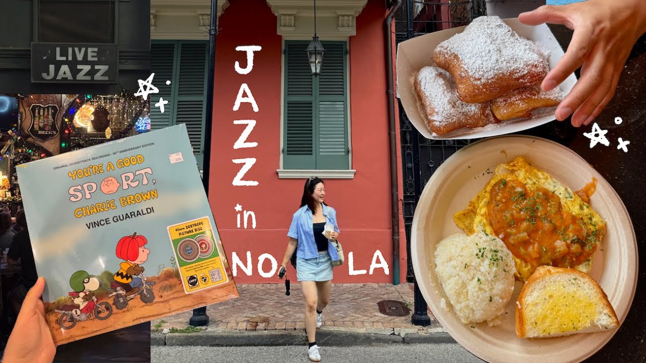 A jazz lover’s guide to New Orleans 🎺🦪⚜️ exploring record stores, food, and jazz clubs!