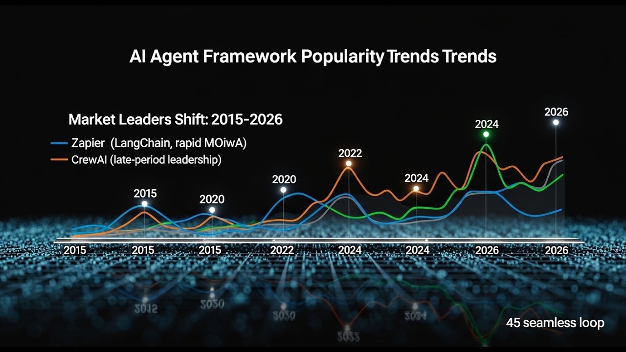 Ai Agent Framework Popularity Trends 2015–2026 | Visual Timeline Analysis