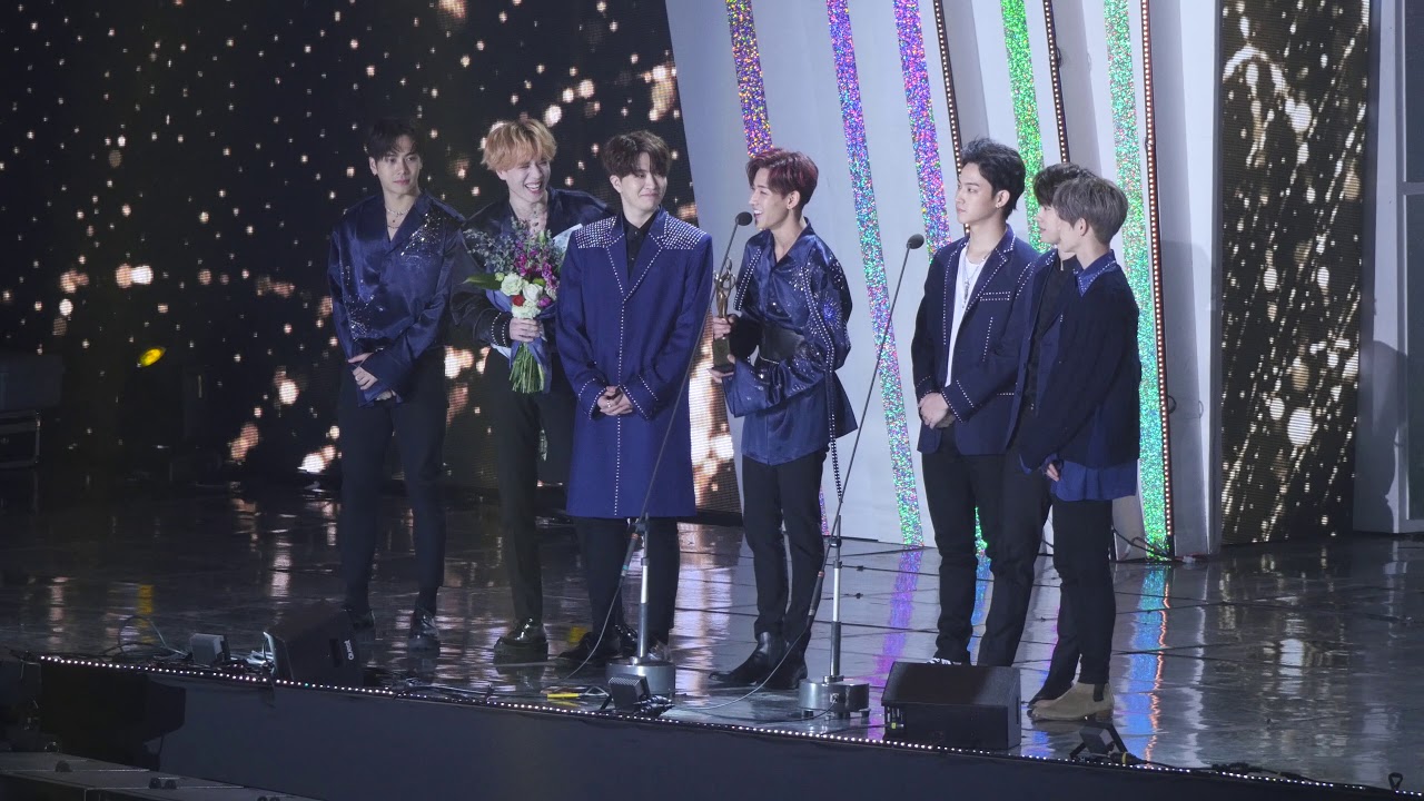 180125 갓7 GOT7 _ 본상 수상 소감 _ 서울가요대상 _ 고척돔