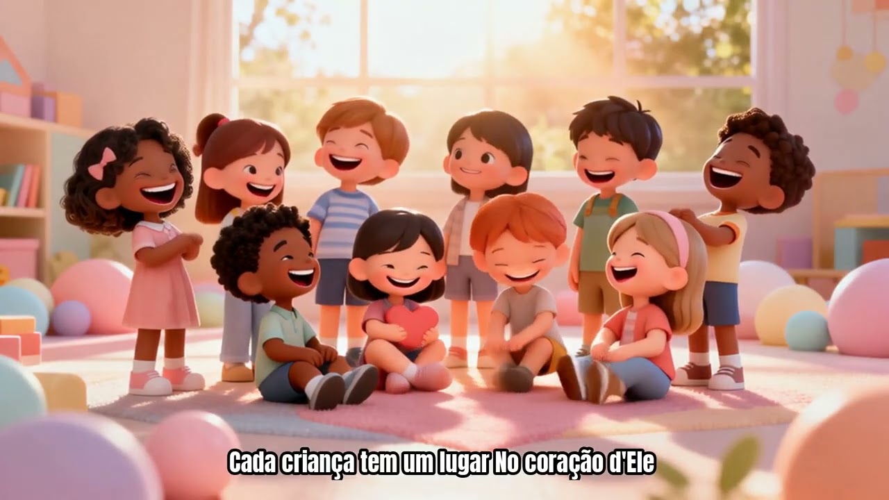 Deus Me Ama Como Eu Sou  |  Música Cristã Infantil  |  Biblia Infantil Kids