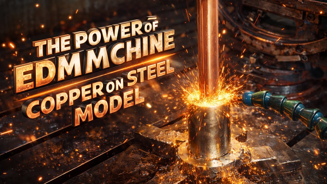 Creating a Keyway on an Injection Molding Machine Shaft Using Copper Electrode EDM | Step-by-Step