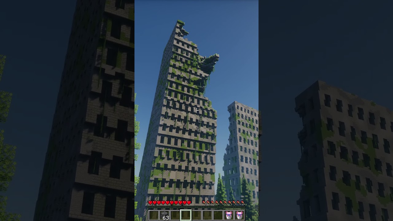 I built a Abandoned City in Minecraft - Walking Dead inspired Minecraft World