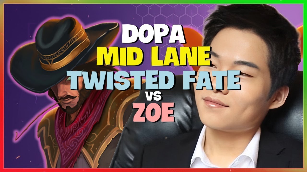 Dopa's Flawless Challenger Macrogaming on Twisted Fate Chinese Server Movement Engsub