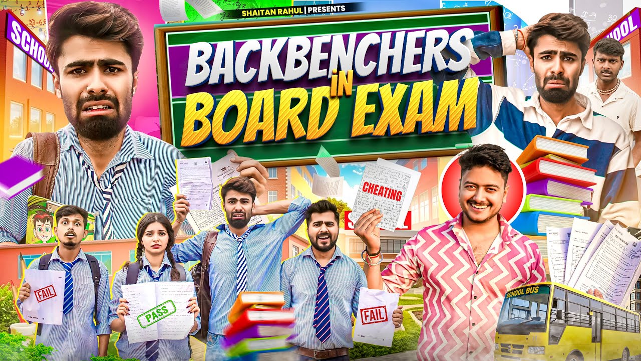 BackBanchers In Board Exam || School Life || Shaitan Rahul || @theshivam6148 @shivamdikro4267 
