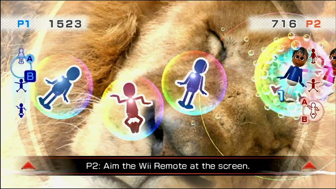 Wii Play - Pose Mii - 2-Player Mode (Complete)