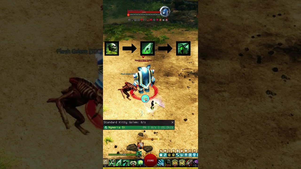 Very EASY Power Reaper Rotation Guide for GW2 PvE!