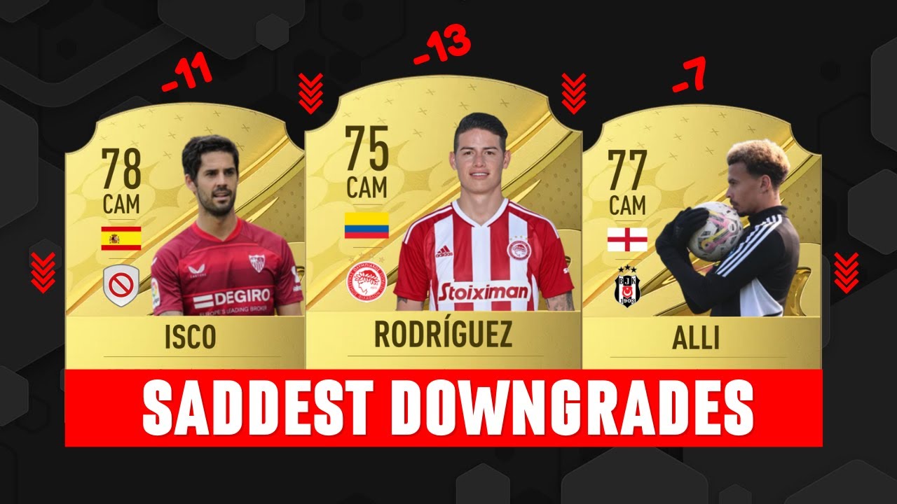 SADDEST DOWNGRADES in FIFA | Part 4