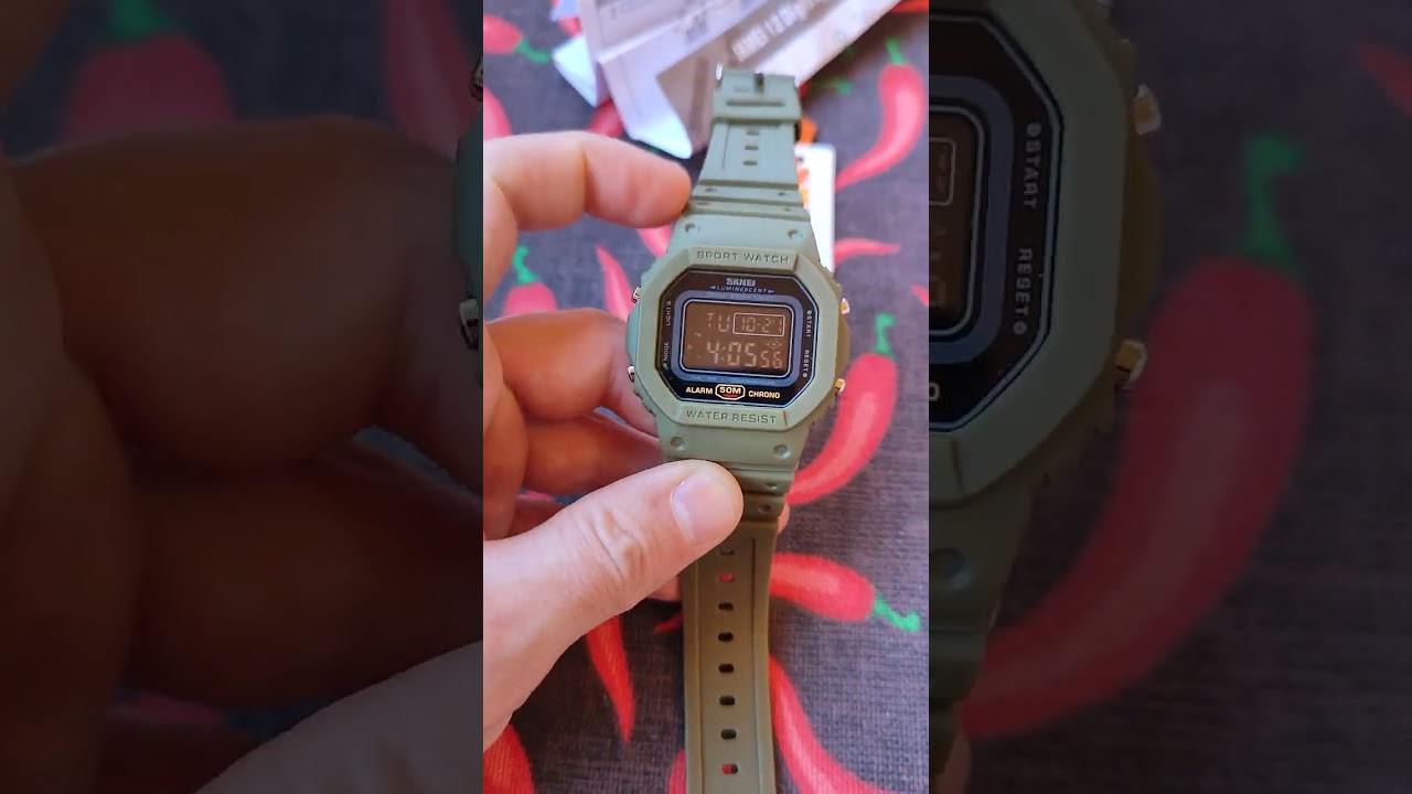 Часы Skmei 1628 или Casio G-Shock 5600.Мини обзор.