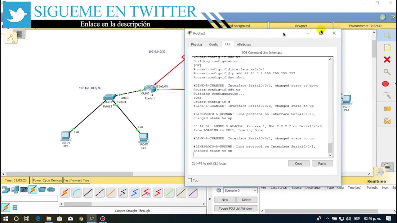 Configuración de VLAN con OSPF | Configuring a VLAN with OSPF