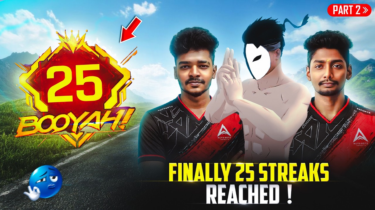 Finally 25 Streak Reached in CSR 🔥 Freefire Highlights 💀 Garena Free Fire (Part-2)