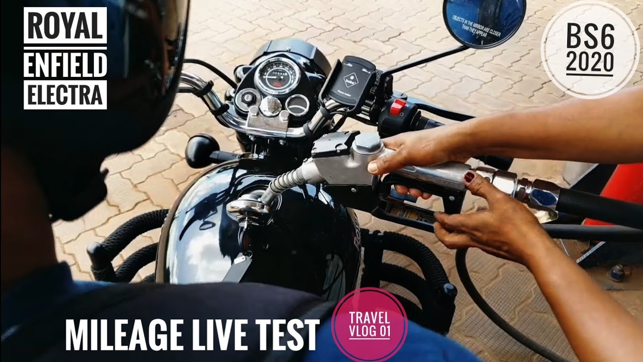 Live Mileage Test Royal Enfield Electra BS6🔥& Exploring a wonderful place near Cheemeni#royalenfield