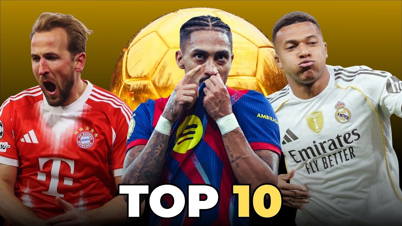 🏆 Top 10 Ballon d’Or 2026 Favorites 🔥 | Mbappé ⚽ Haaland ⚡ Kane 🦁 & Lamine Yamal 👑 Battle for Glory!
