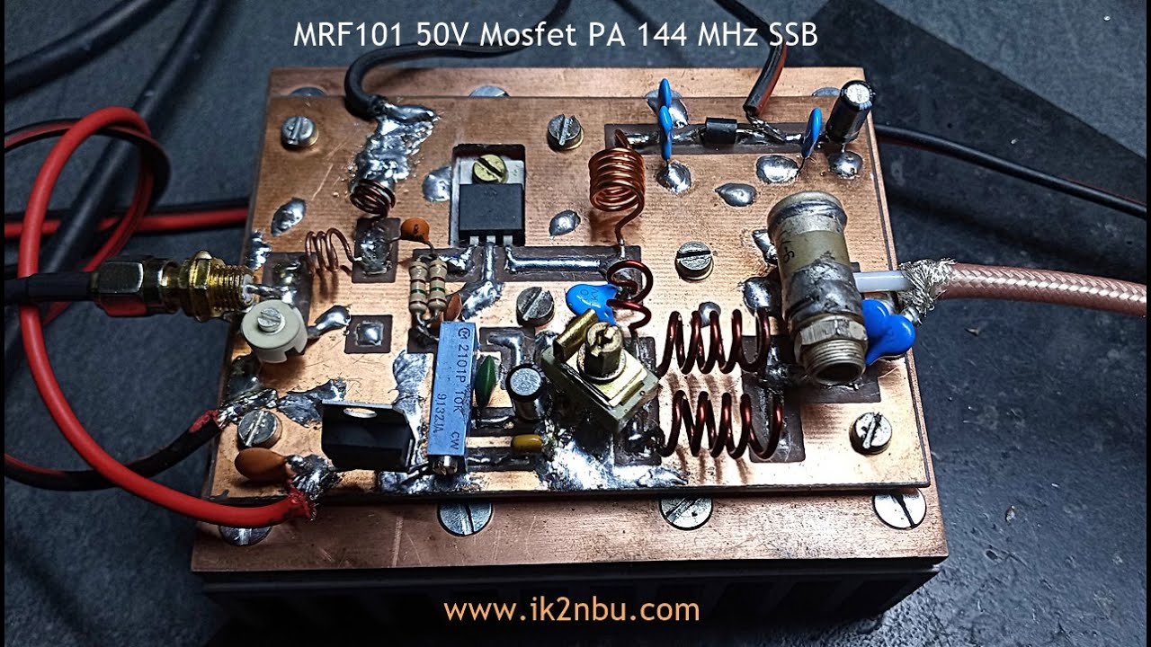 Test PA80W 144 IK2NBU MRF101 50V Mosfet