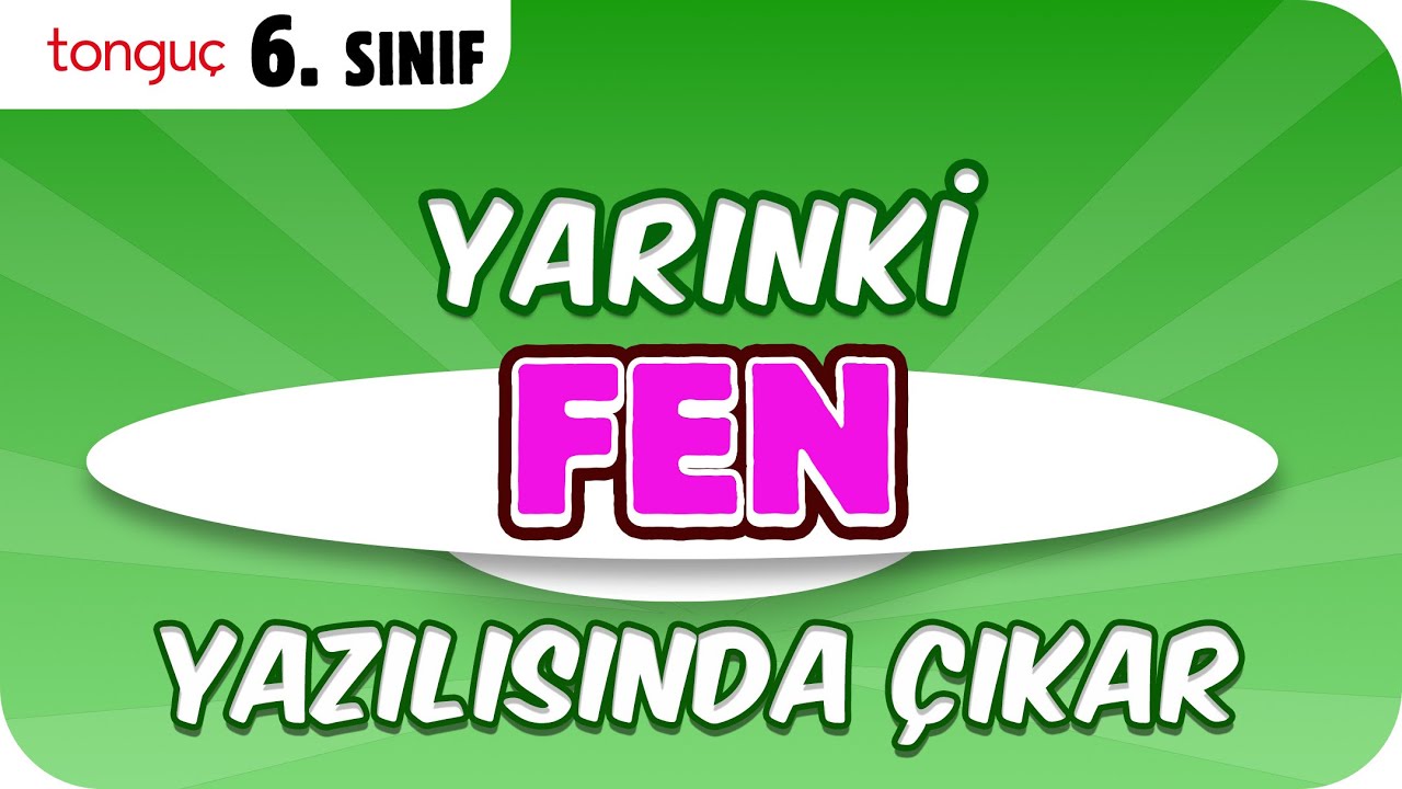 YARINKİ FEN YAZILISINDA &Ccedil;IKAR❗ ✍🏻 6.Sınıf 1. D&ouml;nem 2. Yazılı #2026