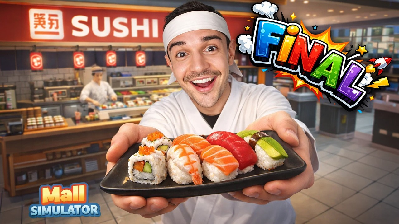 AVM’Yİ FULLLEDİM! SUSHI DÜKKANI AÇTIM 🍣 | Mall Simulator FINAL