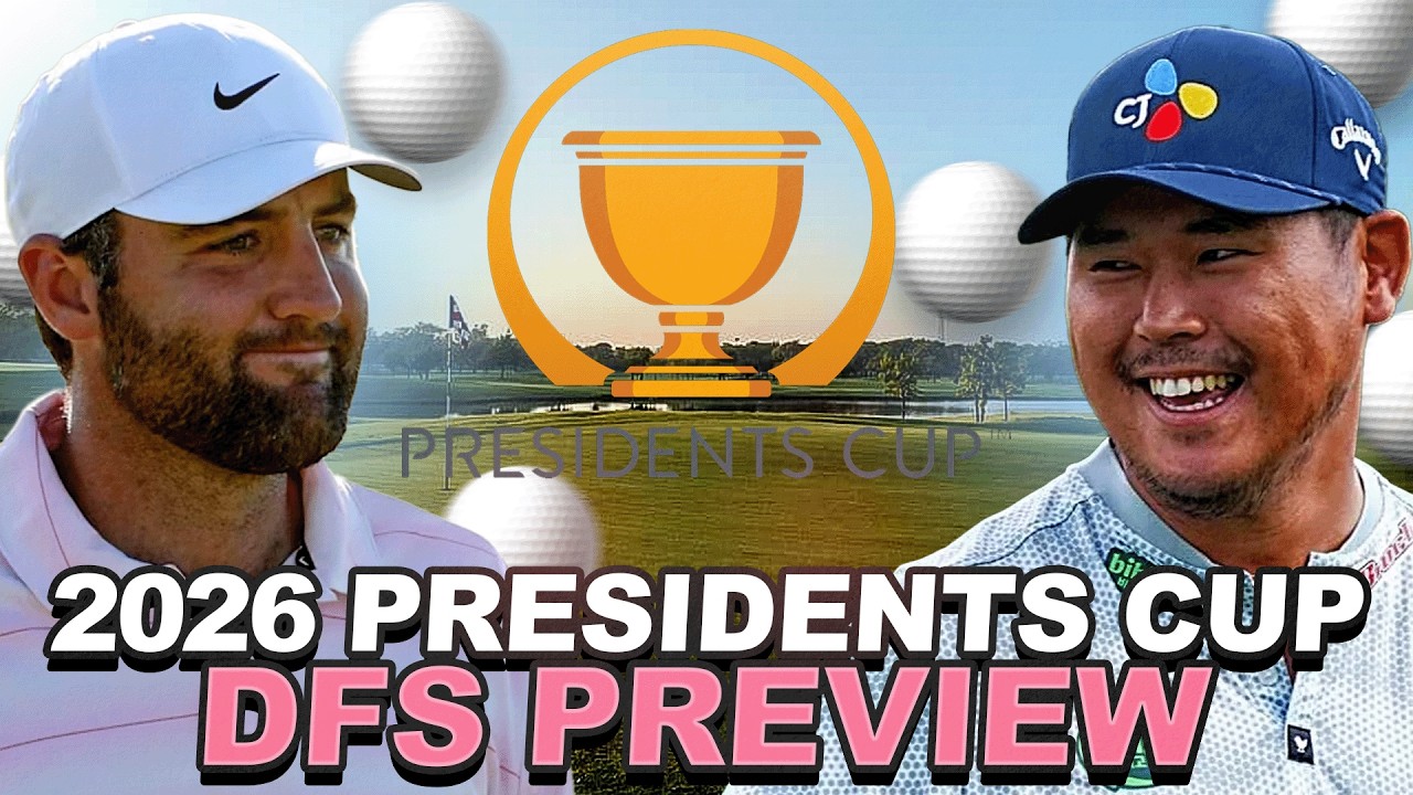 DFS-превью по гольфу: Стратегия DraftKings PGA на Presidents Cup 2026, потенциальные пары, лучшие...