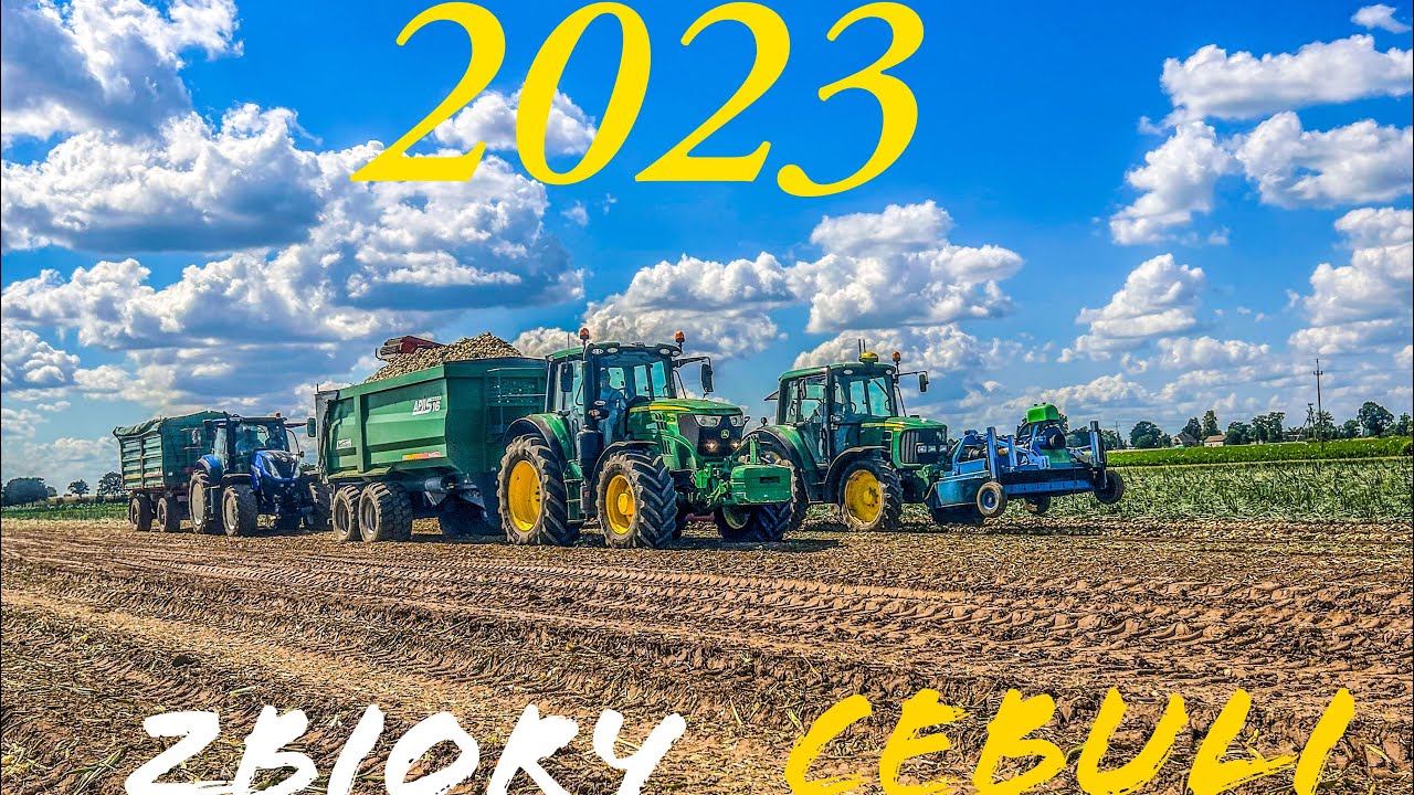 💪🇵🇱🔥oporowy zbiór cebuli🔥🇵🇱💪 w akcji 💪johndeere6330 oraz 6155m💪 w GR  ŚMIGIELSCY💪