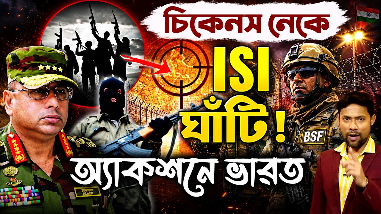 ISI base Chicken Neck: চিকেন নেকে ISI ঘাঁটি! অপারেশনে ভারত | Bangladesh Border | BSF | Defence News