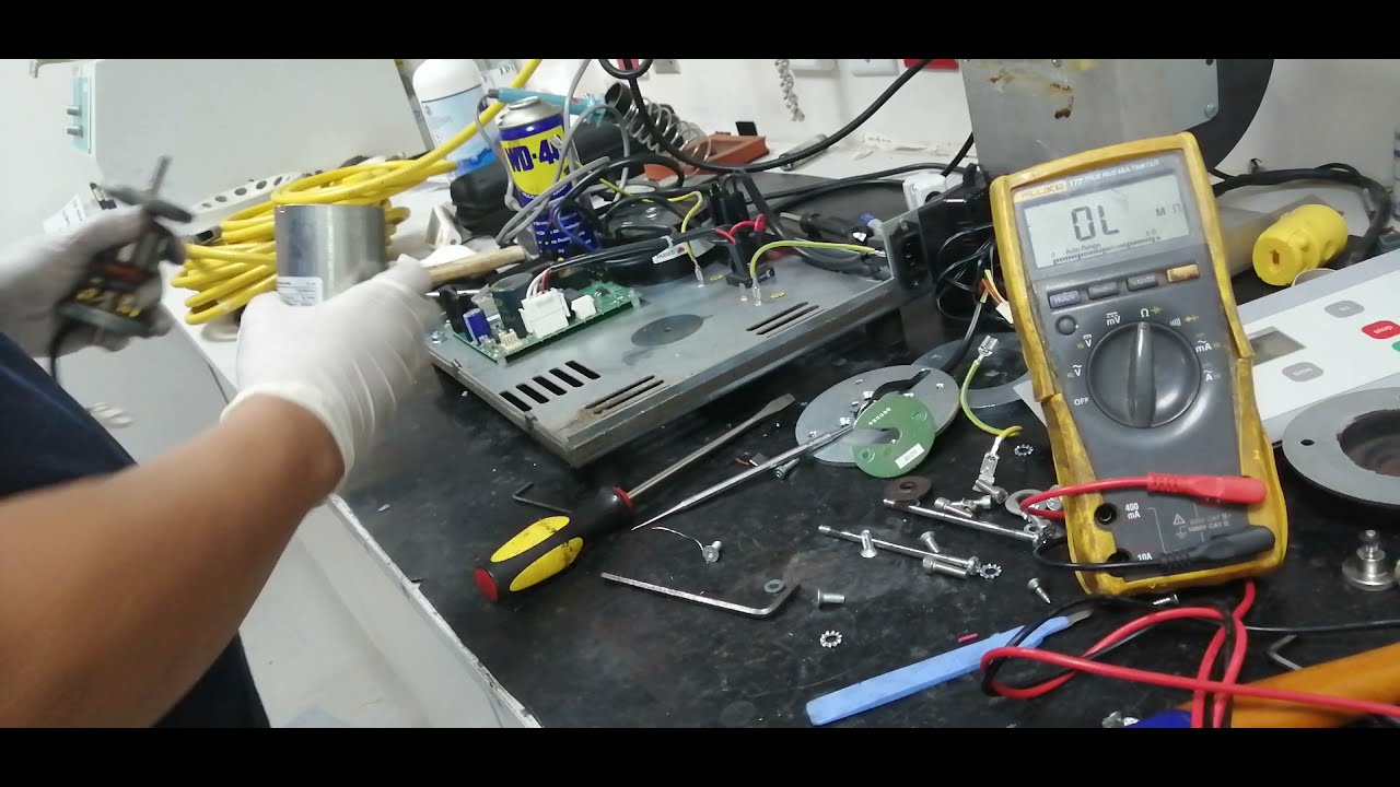 Replacing Carbon brush of Hermle Z 206A  Centrifuge