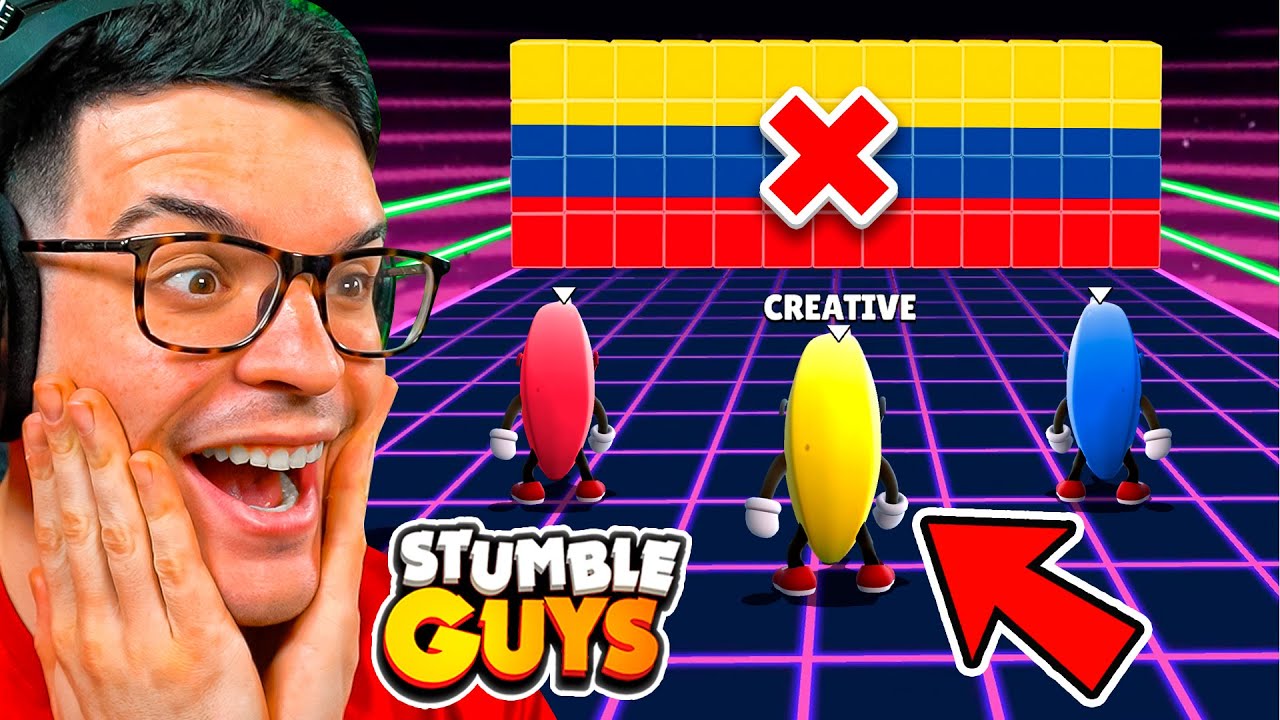 PROHIBIDO TOCAR los COLORES de COLOMBIA en Stumble Guys! 🟡🔵🔴