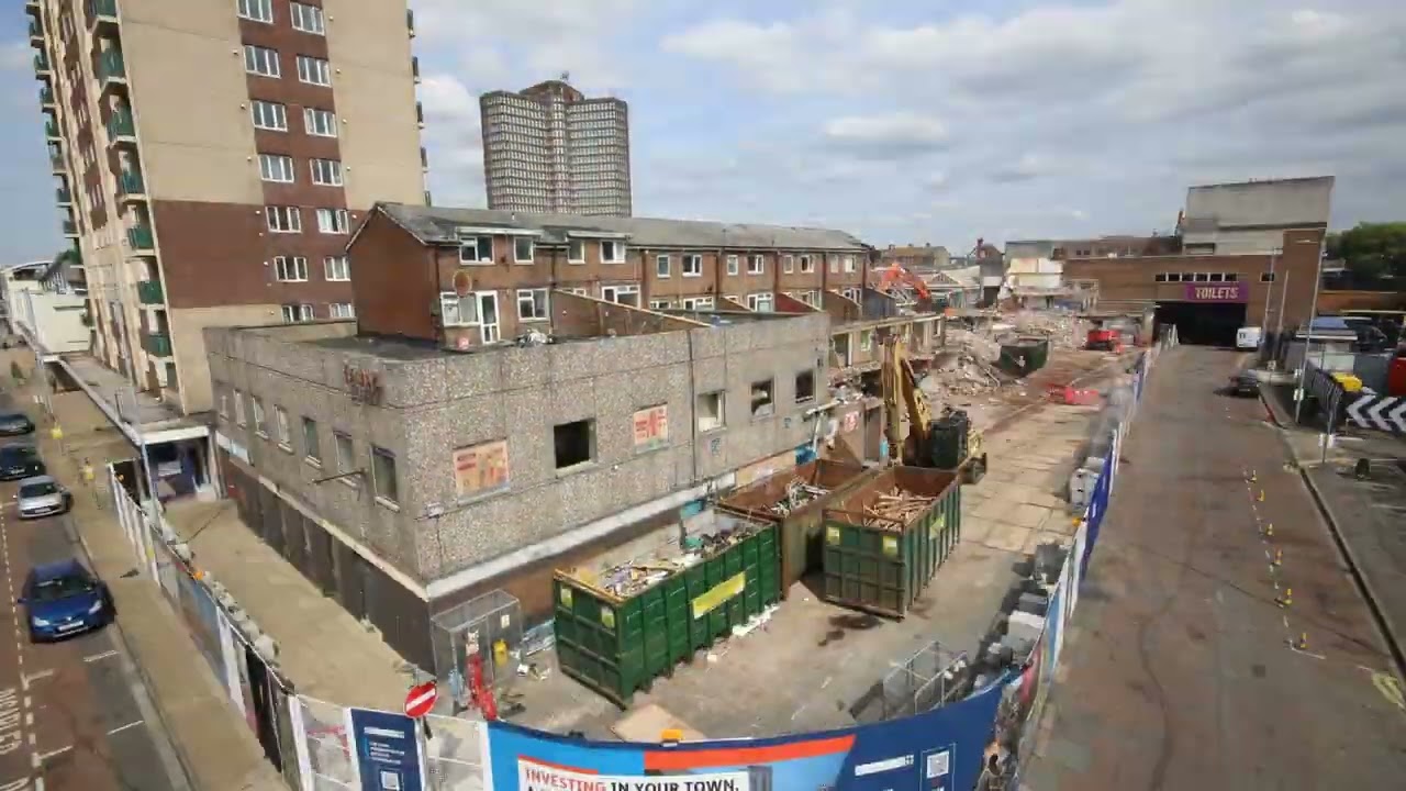 Bootle Strand Demolition Timelapse