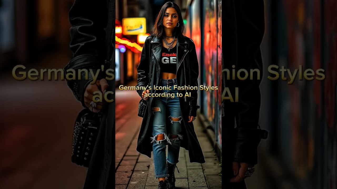 Germany&rsquo;s Iconic Fashion according to AI #aiart  #fashion  #germany  #outfit  #style  #model