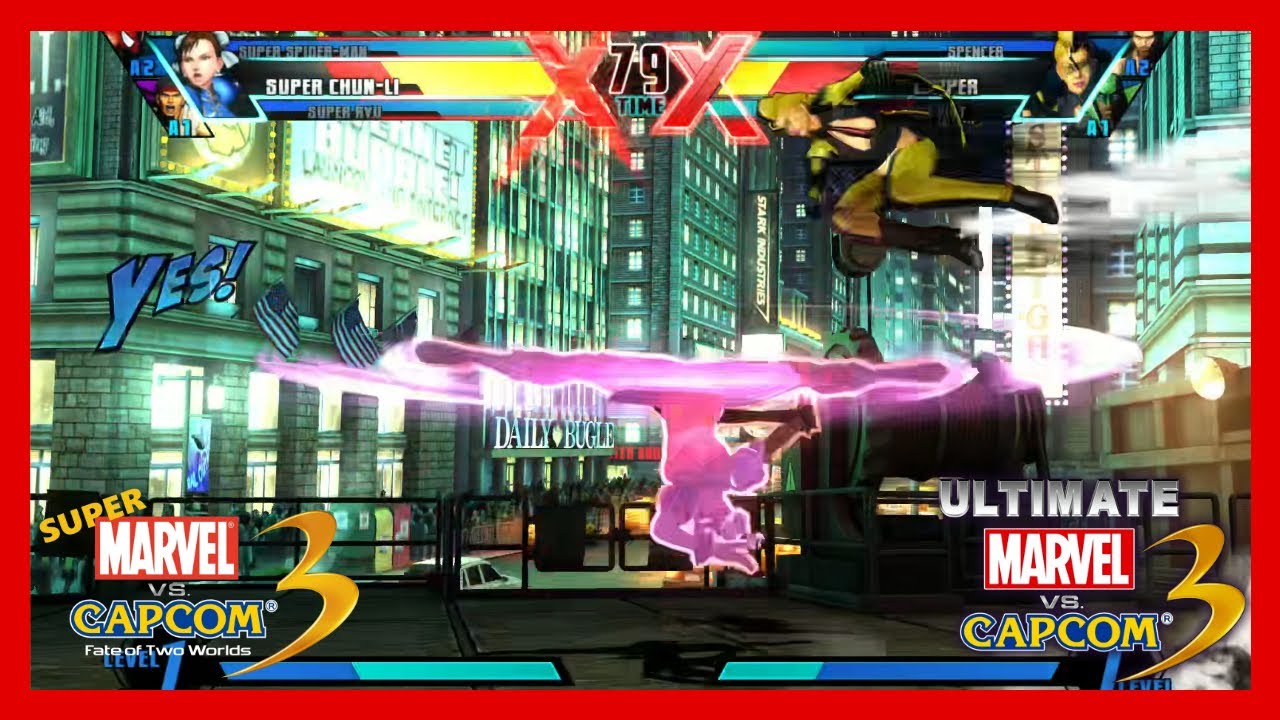 ModShowcase: Super UMvC3 - Ultimate Marvel vs. Capcom 3 | Ryu, Chun Li, Spider-Man