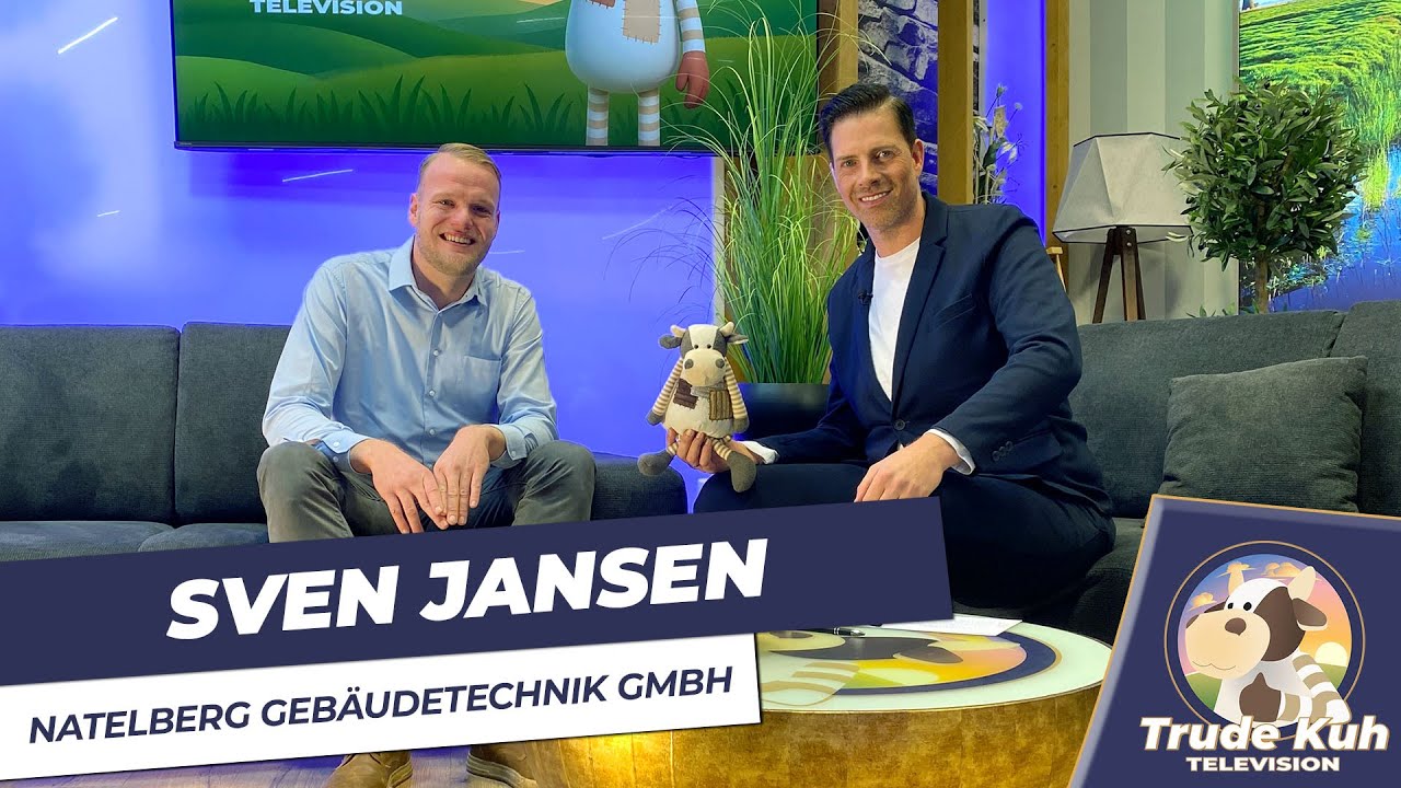 Sven Janssen von Natelberg Geb&auml;udetechnik zu Gast bei &bdquo;Trude Kuh&ldquo;