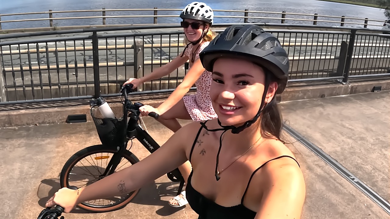 Biking from Mt Tinbeerwah to Noosa