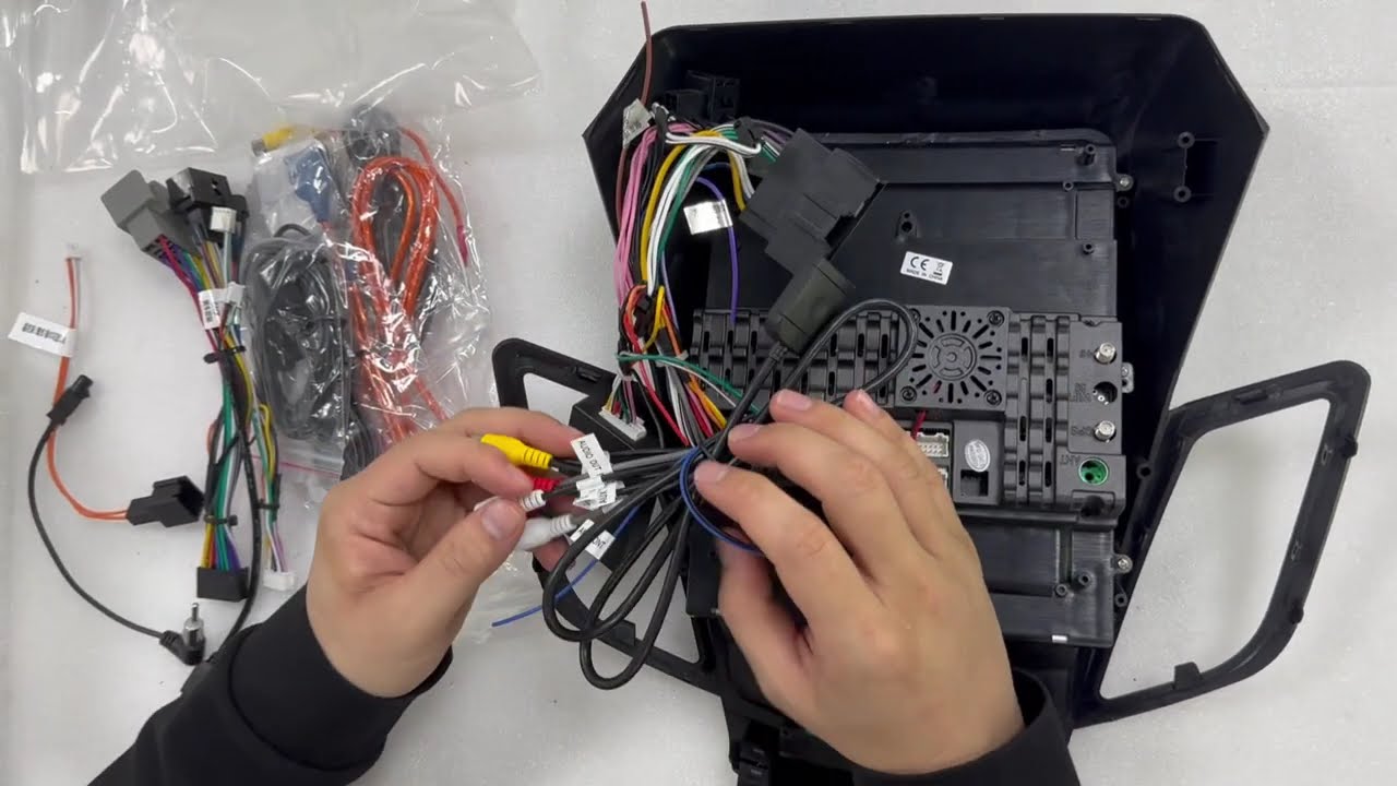 HNOPYHNT 9.7” Tesla-Style Screen –Ford Fiesta rear wiring video for 2014-2018 Ford Fiesta