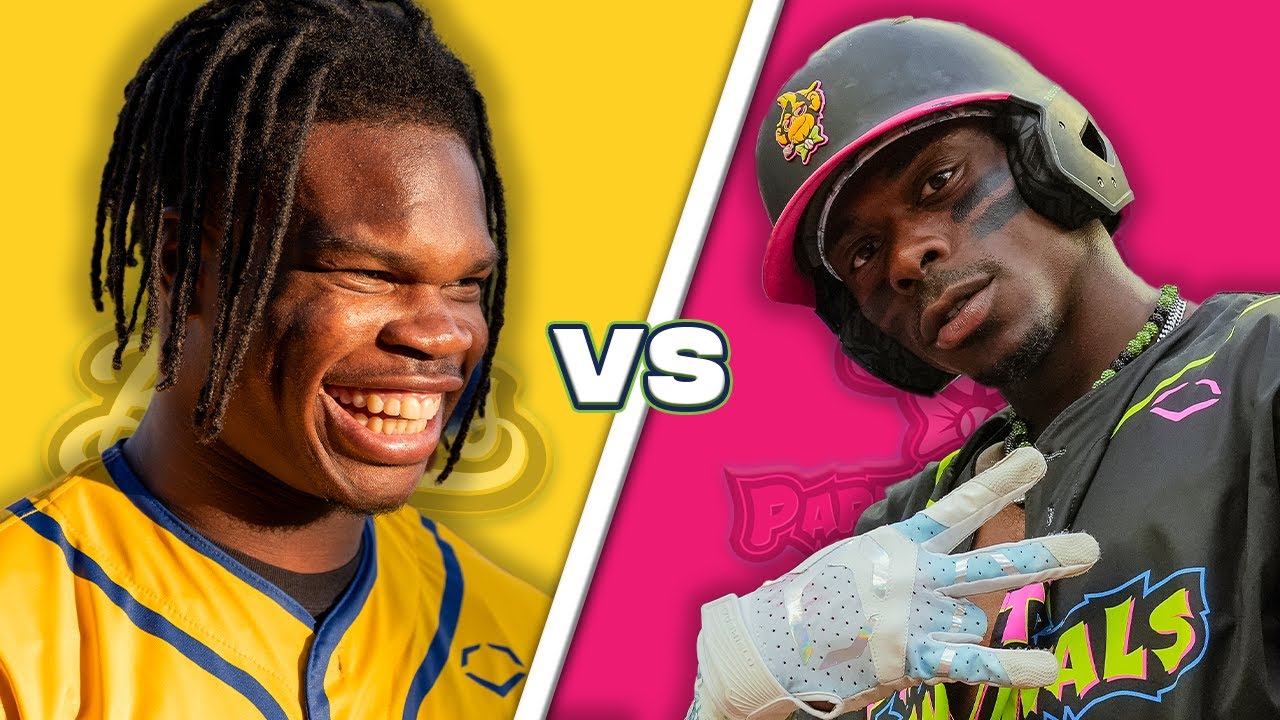 Travis Hunter Throws First Pitch that COUNTS - Savannah Bananas vs Party Animals
