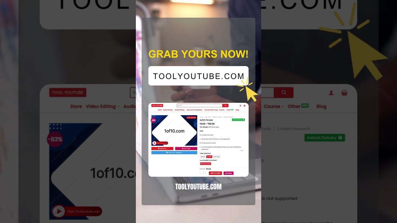 1of10 Finder Group Buy only $10/month - Dominate Niches with Proven Winning Products!