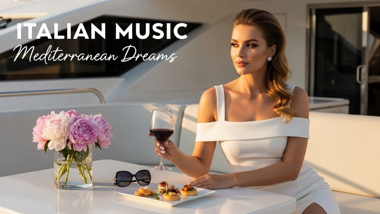 Lake Como Dreams 🎶 Romantic Guitar Music for Calm & Stress Relief | 4K