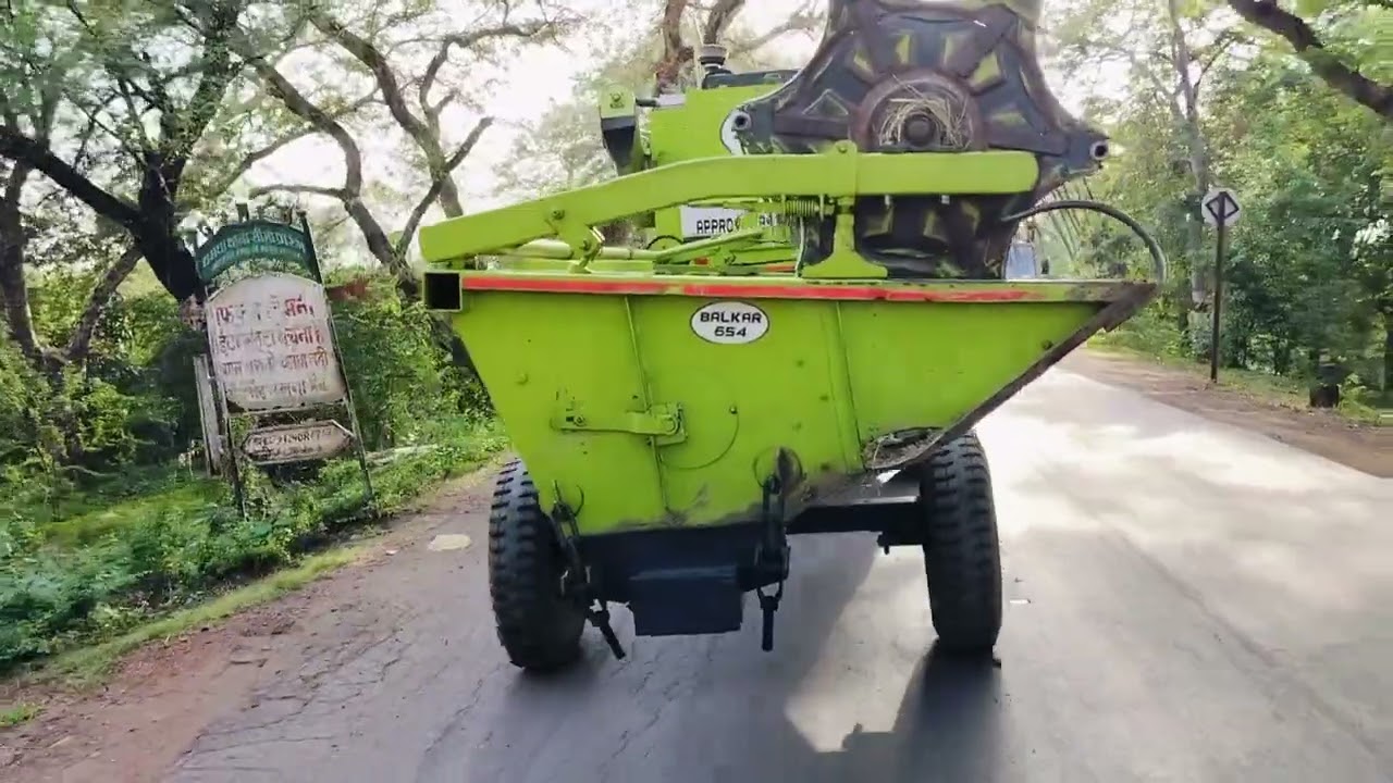 Balkar 654 4x4 combine harvester Viral video 