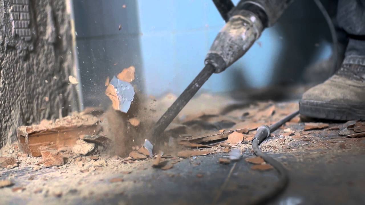 ceramic tile ripout without NUE TILE